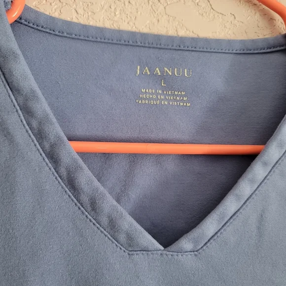 Jaanuu Scrub Set in Ceil Blue - Picture 3 of 5
